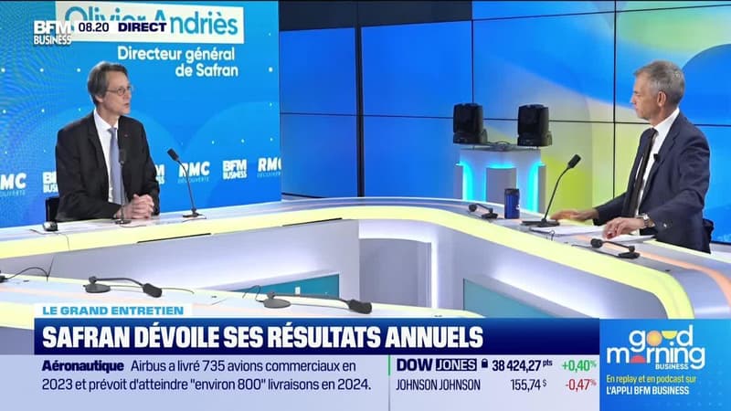 Olivier Andriès (Safran) : Safran dévoile ses résultats annuels - 15/02