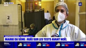 Paris: ruée sur les tests PCR avant les fêtes de Noël