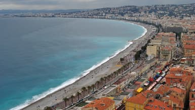 La promenade des Anglais, à Nice.