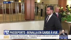 Passeports: Alexandre Benalla en garde à vue (1/2)
