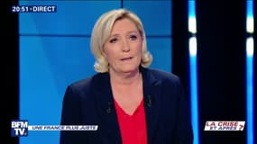 Marine Le Pen veut "arrêter de prendre aux pauvres pour donner aux très riches"