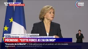 Valérie Pécresse: "Je veux porter un nouvel espoir, celui d'une nouvelle France que nous devons reconstruire ensemble"