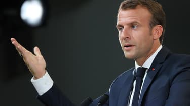 Le président de la République, Emmanuel Macron.