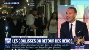 Où les Bleus ont-ils passés leur nuit?