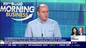 Eric Mertz (Président de la Fédération nationale de l'habillement): "Nous avons perdu 30% de notre chiffre d'affaires en 2020 et aujourd'hui, nous n'avons quasiment aucune aide"