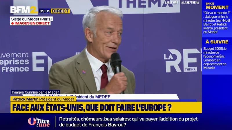 Budget: le Medef se dit 