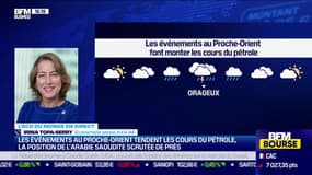  Irina Topa-Serry (AXA IM) : Les événements au Proche-Orient tendent les cours du pétrole, la position de l'Arabie Saoudite scrutée de prés - 09/10