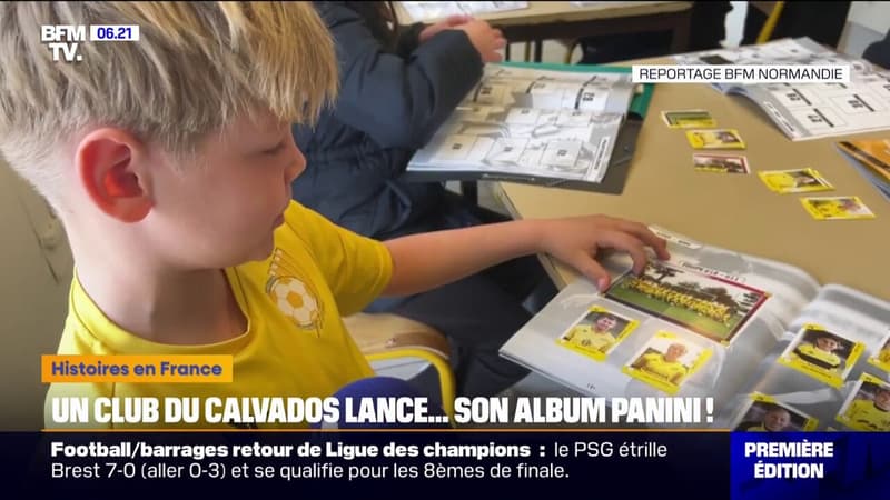 Dans le Calvados, ce petit club de football lance son album Panini