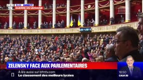 Le peuple ukrainien et Volodymyr Zelensky ovationnés par le Sénat et l'Assemblée nationale