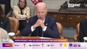 Los Angeles: Joe Biden promet l'aide du gouvernement face aux incendies