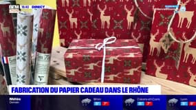 Fabrication du papier cadeau dans le Rhône