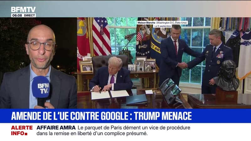 Amende contre Google Donald Trump menace l UE de represailles 2133180