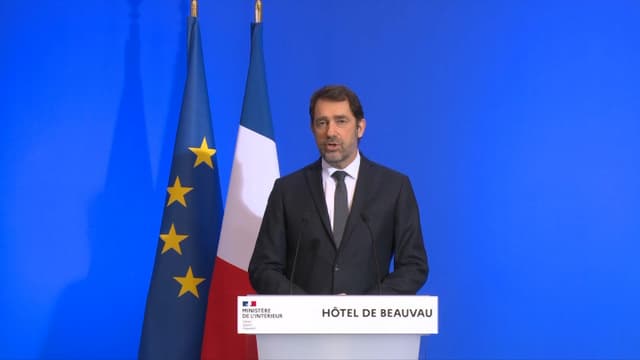 Christophe Castaner ce lundi soir place Beauvau.
