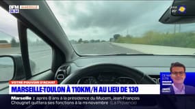 Marseille-Toulon: rouler à 110km/h au lieu de 130km/h pour faire des économies