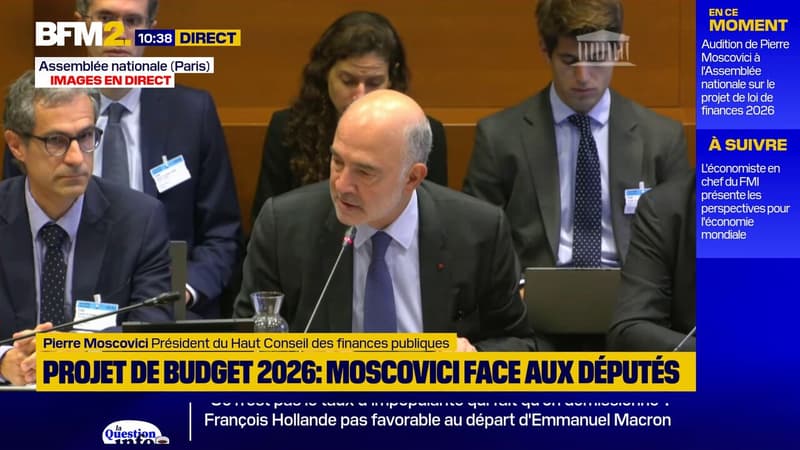 Le projet de budget repose sur des hypothèses économiques 