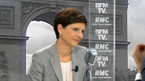 Sandrine Rousseau ce vendredi matin sur BFMTV et RMC.