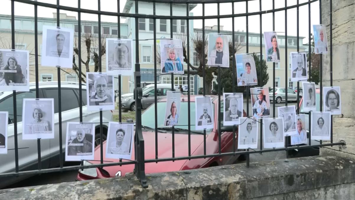 Les portraits vieillis d'employés de l'hôpital de vierzon 