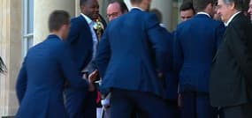 Les Bleus reçus à l'Elysée