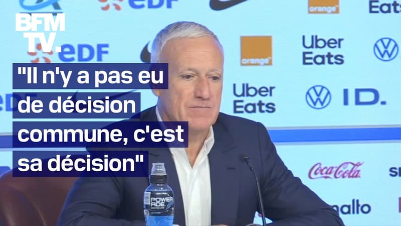 Didier Deschamps s'exprime sur la retraite internationale d'Antoine Griezmann