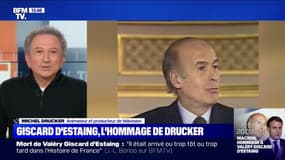 L'hommage de Drucker à Giscard d'Estaing: "Avec lui, rien n'était laissé au hasard"