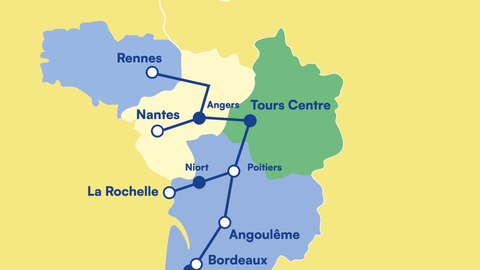 Le futur réseau de la compagnie Le Train Le futur réseau de la compagnie Le Train