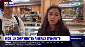 À Lyon, un chef distribue une cinquantaine de repas pour des étudiants