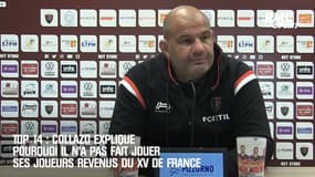 Top 14 : Collazo explique pourquoi il n’a pas fait jouer ses joueurs revenus du XV de France