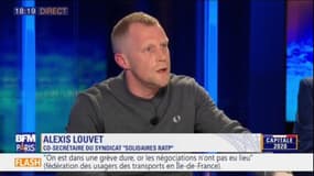 "La gêne occasionnée aux usagers est un dommage collatéral, le gouvernement fait mine de le déplorer, nous le déplorons sincèrement", déclare Alexis Louvet, co-secrétaire du syndicat "Solidaires RATP"