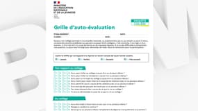 Première page du questionnaire distribué aux collégiens français du 9 au 15 novembre 2023.