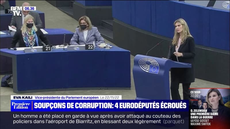 Soupçons de corruption au Parlement européen: quatre eurodéputés écroués