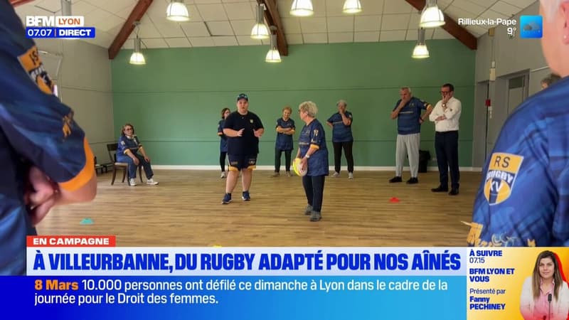 Villeurbanne : Du rugby adapté pour nos aînés