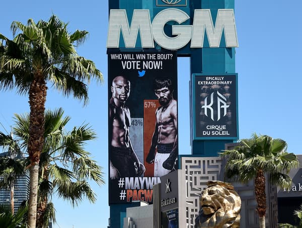 Le MGM Grand de Las Vegas, où le combat a lieu