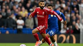 Mohamed Salah lors du match de Premier League Chelsea-Liverpool, 4 octobre 2025