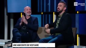 Cédric Fauré sur le plateau du Vestiaire