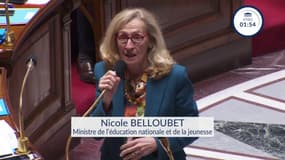 Éducation en Seine-Saint-Denis: "Je ne compte absolument pas renoncer au choc des savoirs" affirme Nicole Belloubet, ministre de l'Éducation nationale et de la jeunesse