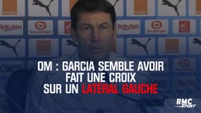 OM : Garcia semble avoir fait une croix sur un latéral gauche