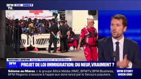 Migrants à Lampedusa: "Il y a un devoir d'humanité vis à vis des personnes qui sont situées sur cette île", affirme Mathieu Lefevre (Renaissance)