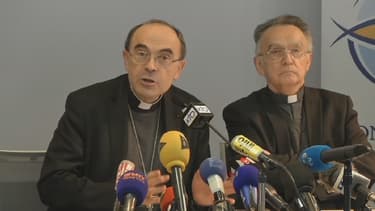 Le cardinal Barbarin a improvisé une conférence de presse le 15 mars