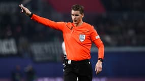 François Letexier lors d'un match de Ligue des champions le 2 octobre 2024.