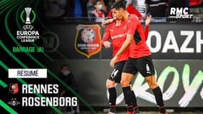 Résumé : Rennes 2-0 Rosenborg - Barrage aller de Conference League
