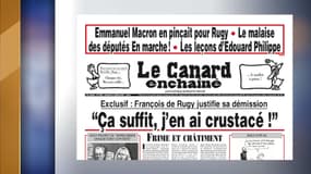 La Une du Canard Enchaîne du 17 juillet 2019