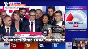 Olivier Faure (PS): "La France a dit non à l'arrivée du RN au pouvoir"