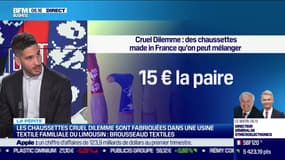 La  pépite : Cruel Dilemme, des chaussettes made in France avec 50% au moins de produits origine France garantie par Lorraine Goumot - 28/01