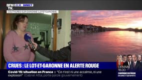 "Je n'ai jamais connu un niveau aussi haut": Cette habitante de Couthures-sur-Garonne se prépare à une hausse du niveau de la Garonne