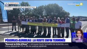 Alpes-Maritimes: le dernier tronçon de la départementale entre Pégomas et Auribeau-sur-Siagne inaugurée