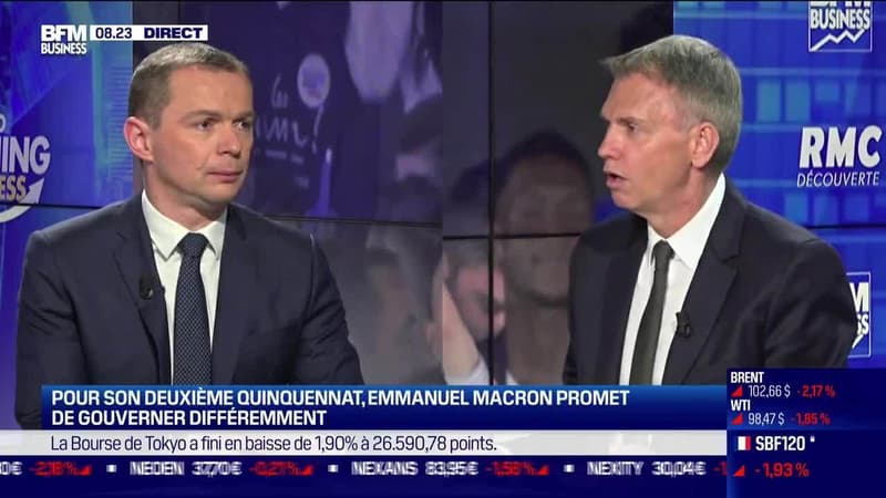Olivier Dussopt (Ministère de l'Économie) : Emmanuel Macron réélu président de la République - 25/04