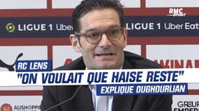 Lens: "On voulait que Haise reste" explique Oughourlian qui n'a pas choisi son successeur