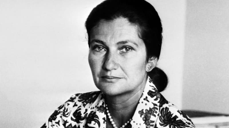 Simone Veil en janvier 1974 - AFP