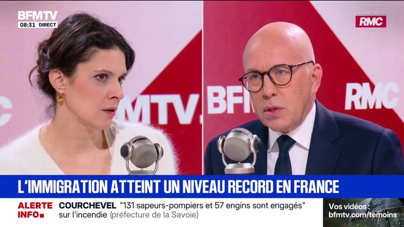 Éric Ciotti (UDR): "L'asile est devenu la porte d'entrée légale à l'immigration illégale"