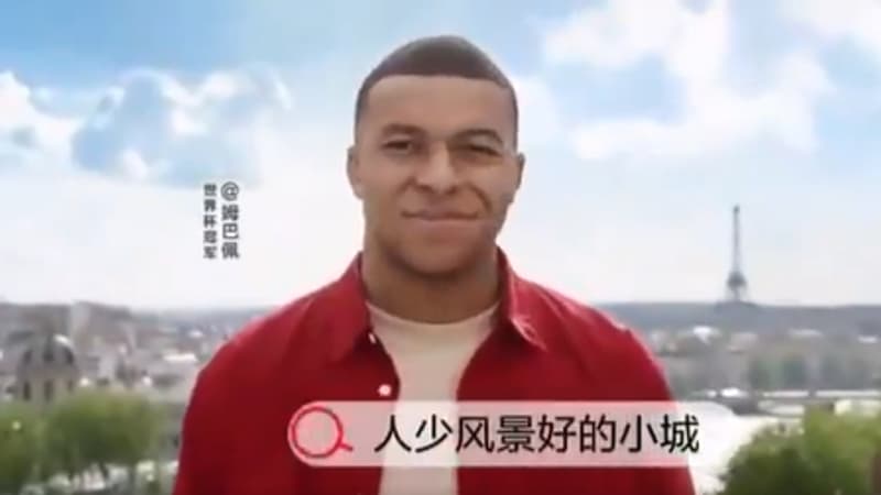 L'étonnante publicité en mandarin de Kylian Mbappé pour un réseau social chinois, qui régale les internautes